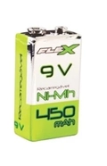 Baterias Recarregável 9V Flex 450mah com 1 unidades.