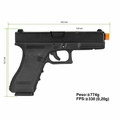 Pistola Airsoft à Gás GBB Green Gás R17 OD Blowback -QGK