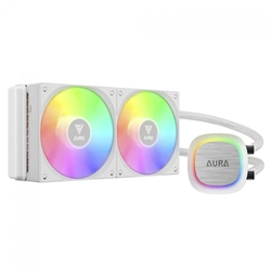 Water Cooler Gamdias AURA White 240mm ARGB - AURA-GL-240-V2