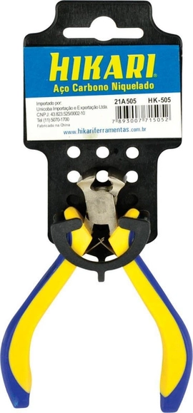 Alicate de Corte Frontal 110mm 4,5 Hk-505 Cabo Emborrachado
