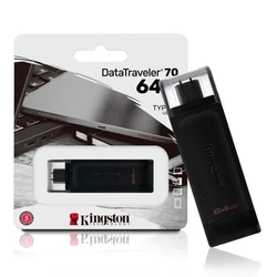 Pen Drive 64GB Kingston DataTraveler 70 Usb-C Tipo-C - DT70/64GB