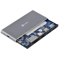 Docking Station Vinik SSD M.2 + Hub Usb-C Tipo-C 2 USB 3.0 + HDMI + Leitor de Cartão SD TF + Power Delivery (PD) 100W DSM-5C