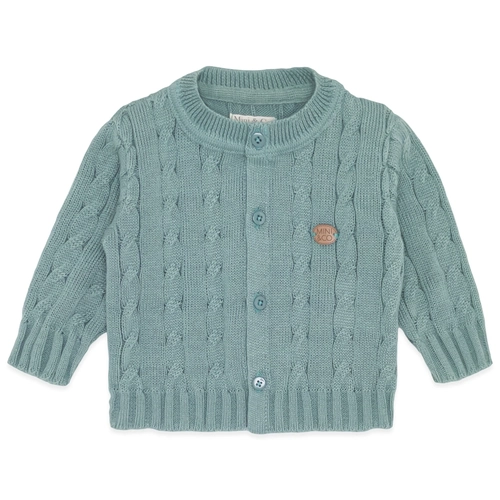 Casaquinho Avulso Tricot Trançado Verde - Unissex