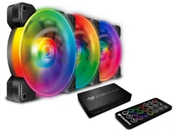 Kit Cooler Fan Cougar Vortex RGB SPB 120 PWM Cooling Kit - 3MSPBKIT.0001