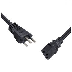 Cabo de Força Vinik Tripolar para Fonte 3x0,75 Mm 250v 1,2 Metros AC13 - 31013