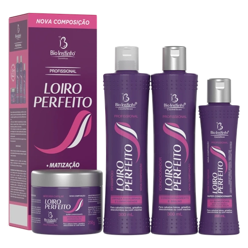 Kit Capilar Loiro Perfeito Bio Instinto