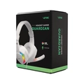 Fone de Ouvido Headset Gamer Vinik Guardian - Branco - Led Rainbow - Vkhsggdb