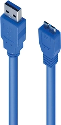 Cabo para Hd Externo Usb 3.0 a Macho x Micro Usb b Macho 1.2 Metros U3ambmc-12