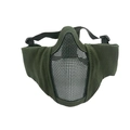 Máscara Airsoft Meia FaceTela de Proteção e Tecido (Confort)