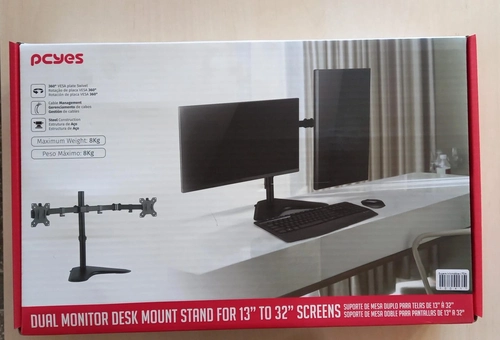 Suporte de Mesa para Monitor - Duplo - 13 A 32 - PCYES