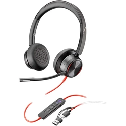 Headset Hp Poly Blackwire 8225 Teams Stereo Usb-a/c 8x225aa