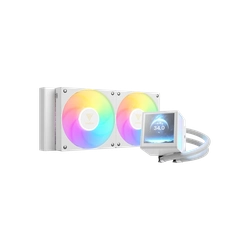 Water Cooler Gamdias Chione P5-240wh com Display LCD - Branco