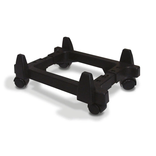 Carrinho Para Gabinete E/ou Nobreak Force Line Preto Com Rodinhas