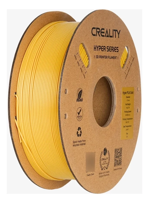 Filamento 3d Creality Hyperseries Pla 1,75 Gold 3301010415i