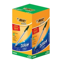 Caneta Esferográfica Bic Cristal 1.0mm Verde Caixa Com 50 Unidades