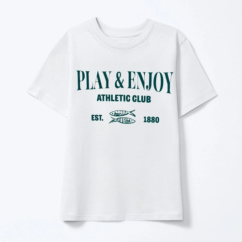 Camiseta Manga Curta Masculina Estampada Hering