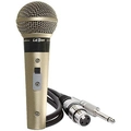 Microfone Profissional Sm58 P4 Champanhe Acompanha Cabo de 5 Metros