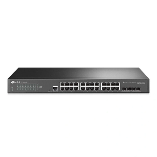Switch Gerenciável L2+ C/ 24 Portas Gigabit e 4 Slots Sfp Jetstream Tl-sg3428 Smb