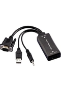 Conversor Vga X Hdmi F C/ Audio - wi280