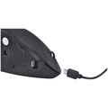 Mouse Sem Fio Recarregavel 2.4 Ghz Vertical Ergonomico Ortopedico Power Fit 1600 Dpi Preto Usb - Pm300