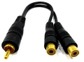 CABO DE ÁUDIO PARA SOM 1RCA MACHO PARA 2RCA F SU0201