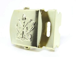 Fivela de Metal Dourada Bombeiro (Rolete)