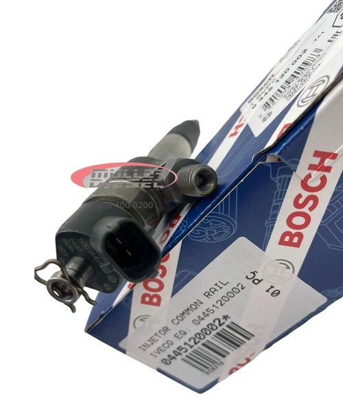 INJETOR COMMON RAIL 0445120002 BOSCH - IVECO DAILY 2.8 / PEUGEOT BOXER 2.8 MOTOR 8140.43S