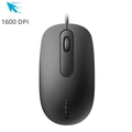Mouse Rapoo Com Fio N200 1600dpi - Ra016 Preto
