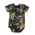 Body Bebê Camuflado Woodland