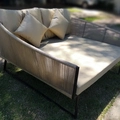 Chaise  140cm em Corda Náutica e Alumínio Epóxi Maldivas