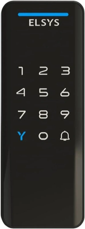 Fechadura Digital de Sobrepor Vertical Pop Esf-ds1100v Preta Elsys