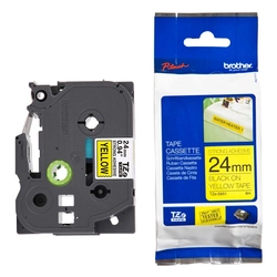 Fita Para Rotulador Brother Preto/amarelo - Tzes651