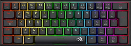 Teclado Gamer Redragon Anivia Pro, RGB, ABNT2, K614RGB-PRO