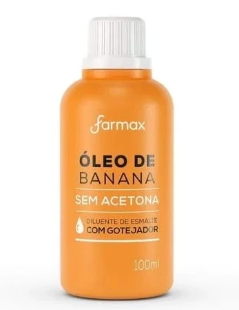 Óleo De Banana Sem Acetona 100ml