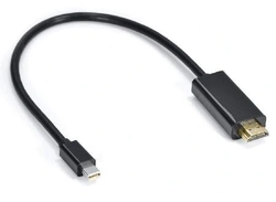 Cabo Adaptador/conversor Mini Displayport Macho para Hdmi Macho 30 Cm