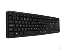 Teclado Slim Multi, USB, ABNT2, Resistente Água, Preto - TC065