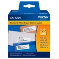 Etiquetas De Papel Brother 400 Etiquetas Preto Sobre Branco - Dk1201