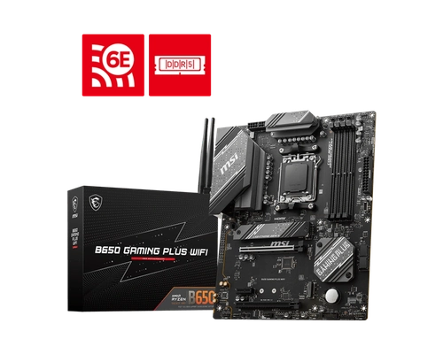 Placa Mãe MSI B650 Gaming Plus, WI-FI, DDR5, Socket AMD AM5, ATX - 911-7E26-001