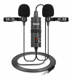 Microfone Lapela Duplo Vokal - Slm20