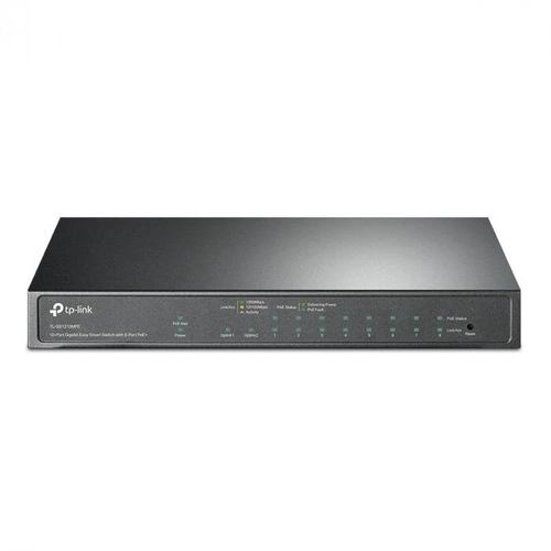 Switch Gigabit Easy Smart 10/100/1000 C/ 10 Portas (sendo 8 Poe) Tl-sg1210mpe Smb