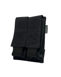 Porta Carregado de Pistola duplo- Horizontal Preto- Forza