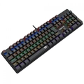 Teclado Gamer Mecânico Redragon Valheim Rainbow Preto - K608-R PT Brown