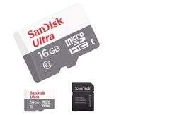 CARTAO DE MEMORIA MICROSD 16GB ULTRA+ADP SANDISK