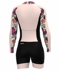 Macaquinho de Ciclismo Feminino Rosa
