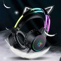 Headset Gamer Profissional Onikuma X15 Pro Com Orelhas Preto Luz Rgb