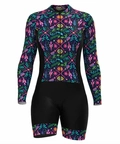 Macaquinho de Ciclismo Feminino Glicínia