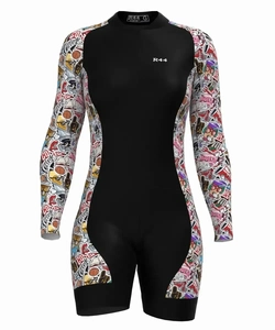 Macaquinho de Ciclismo Feminino Sempre Viva