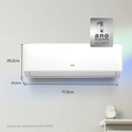 Ar-Condicionado Split HQ Hi Wall 9.000 BTU/h Frio Monofásico Branco 220V