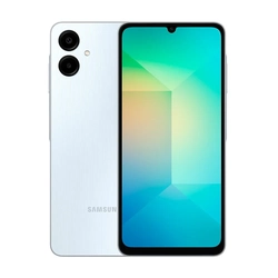 Smartphone Samsung Galaxy A06, tela 6.7, 128GB, 4GB RAM Branco