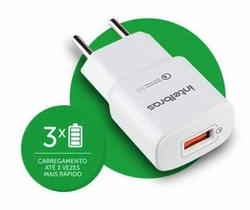 FONTE USB QUICK AC/DC EC1 BRANCO
